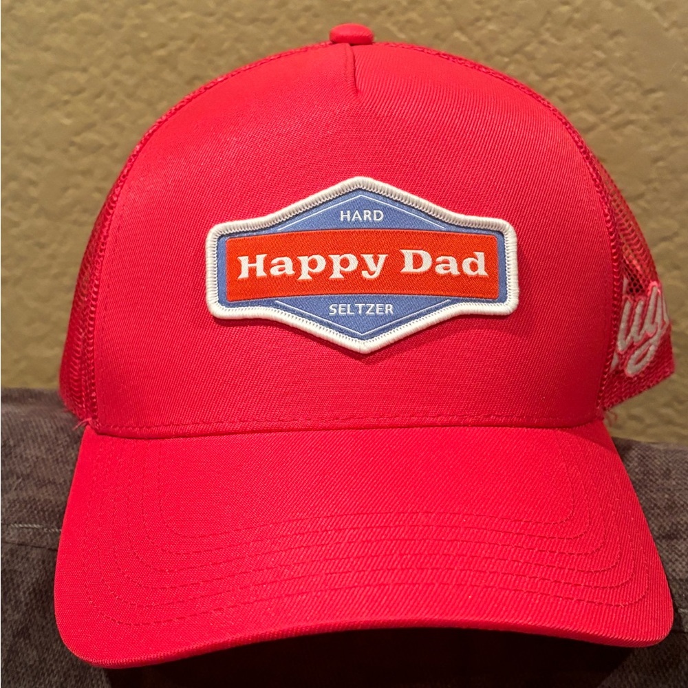Happy Dad x Suga Hot Pink Mesh trucker hat